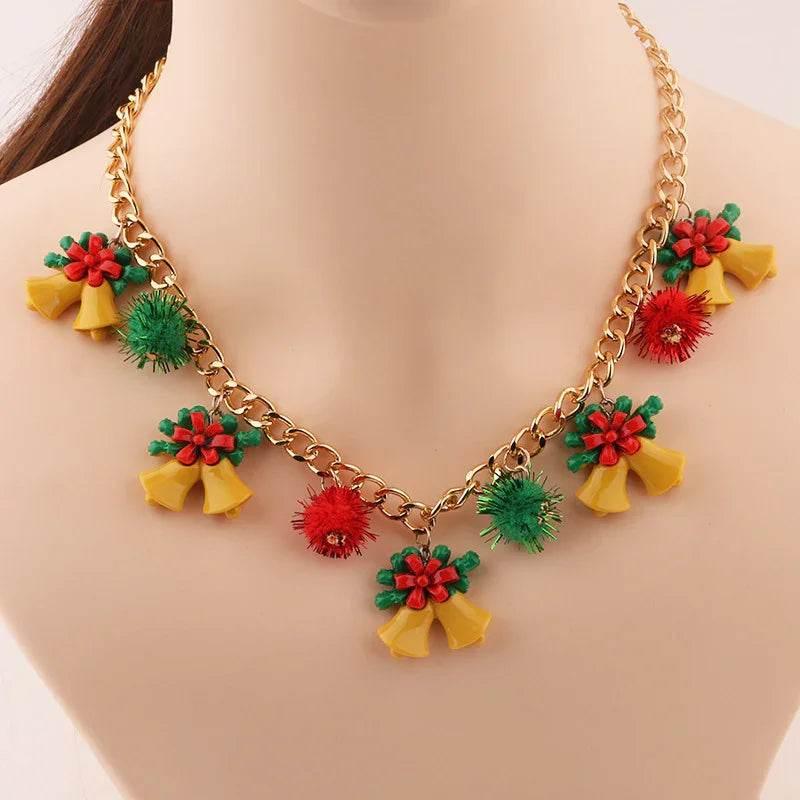 Shop Creative Christmas Tree & Santa Necklace – Stylish - ZA-Zola