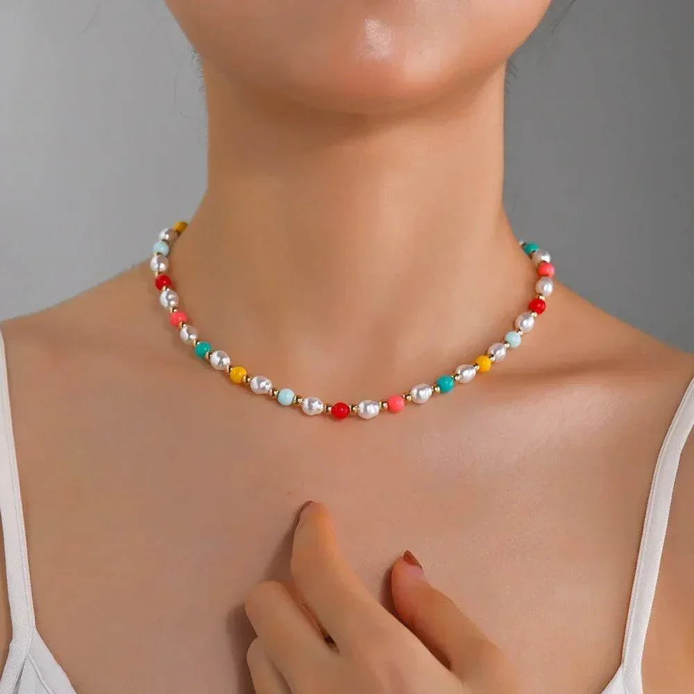 Shop Bohemian Ocean Turquoise Necklace – Starfish Charm - ZA-Zola