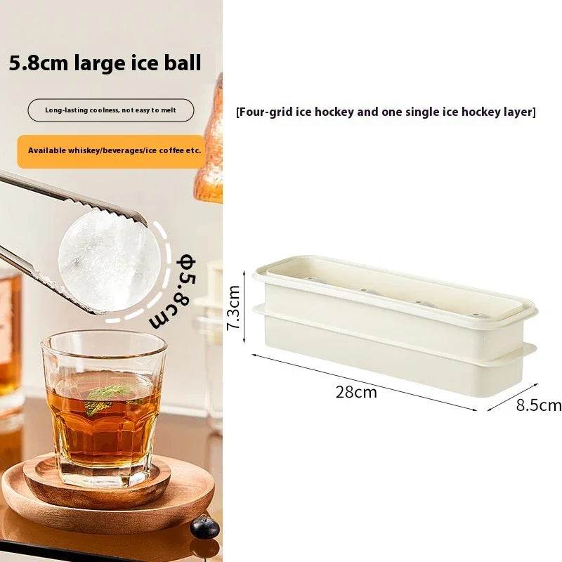 Round Ice Cube Press Tray - Quick Release Molds - ZA-Zola