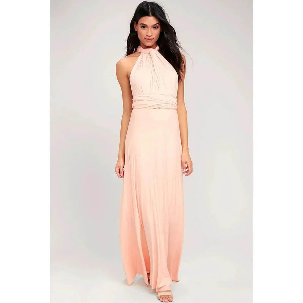 15-Way Convertible Maxi Dress – Sexy Backless Boho Wrap - ZA-Zola