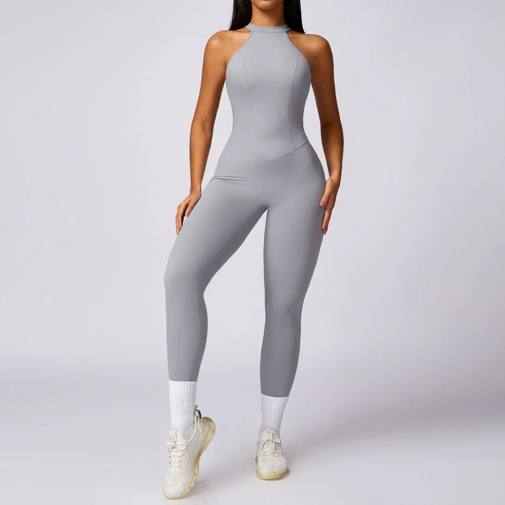 Beauty Back Yoga Jumpsuit for Women – Quick-Drying Sportswear - ZA-Zola
