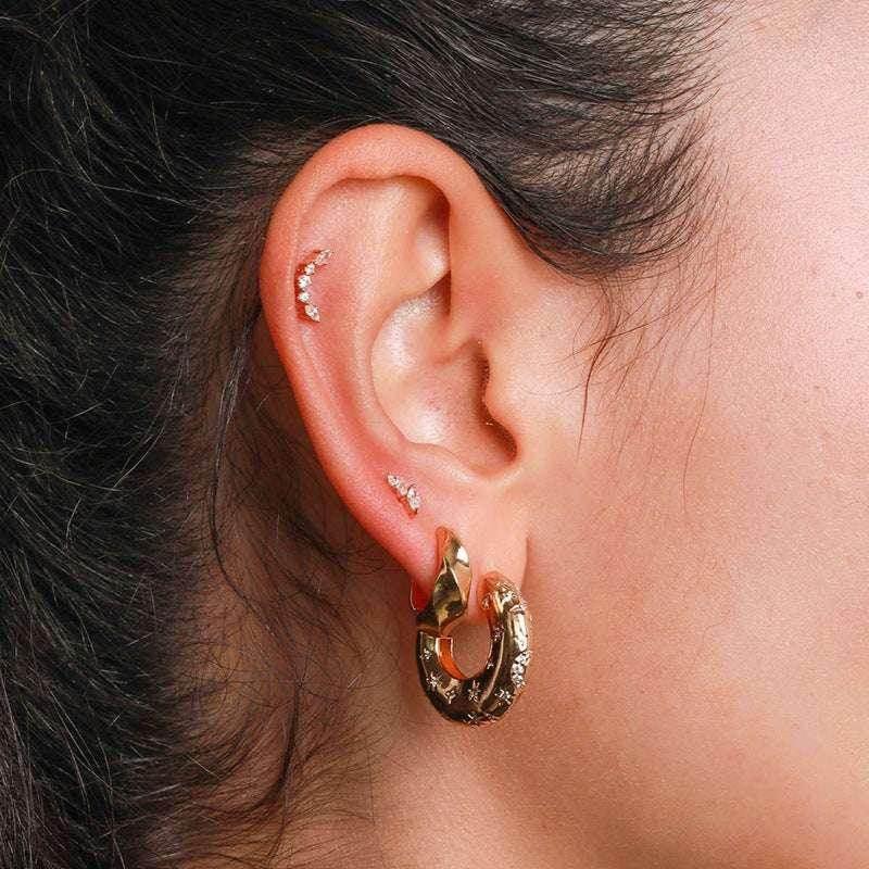 Star & Moon Stud Earrings – Celestial INS Style - ZA-Zola