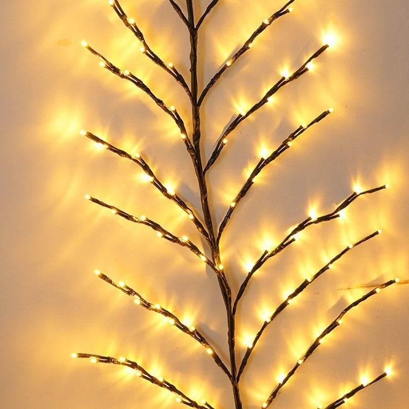 LED Christmas Leaves Rattan Lamp for Bedroom & Indoor Décor - ZA-Zola