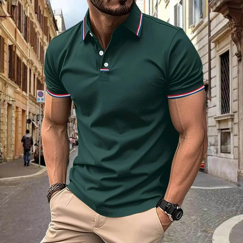Business Pure Color T-Shirt for Men – Shop Now - ZA-Zola