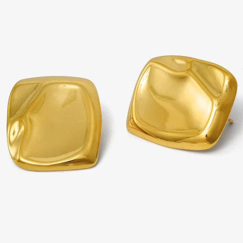 304 Stainless Steel Irregular Ear Studs - Shop Now! - ZA-Zola