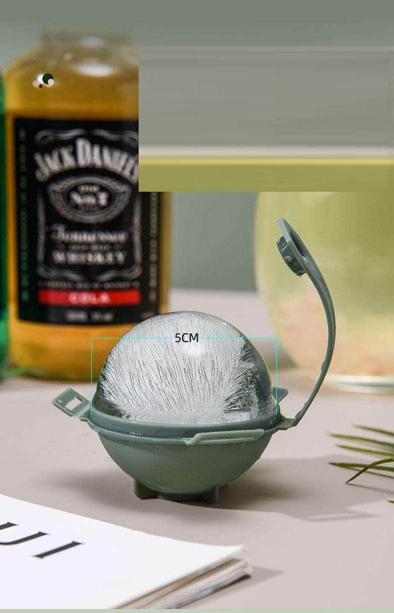 Whiskey Ice Ball Mold – Large Round Ice Maker for Drinks - ZA-Zola