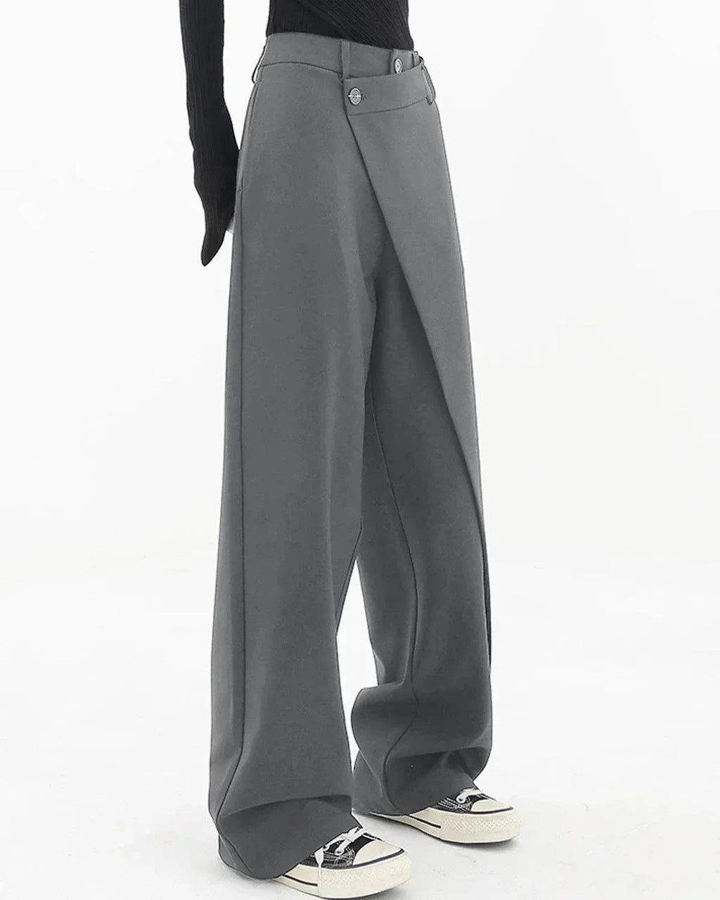 Irregular Wide-Leg Pants – Trendy Loose Fit - ZA-Zola