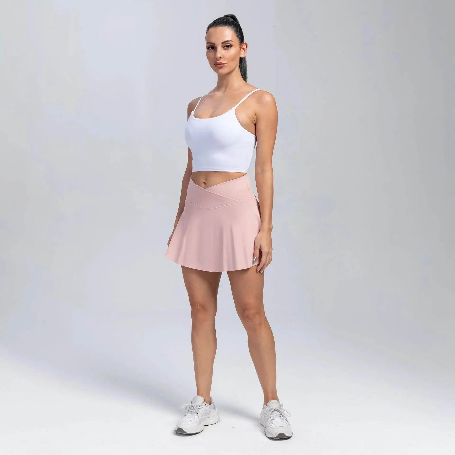 High-Waist Yoga Shorts – Stretchy & Breathable Fit - ZA-Zola
