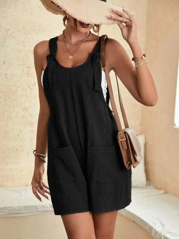 Solid Color Camisole Jumpsuit – Women’s Fashion - ZA-Zola