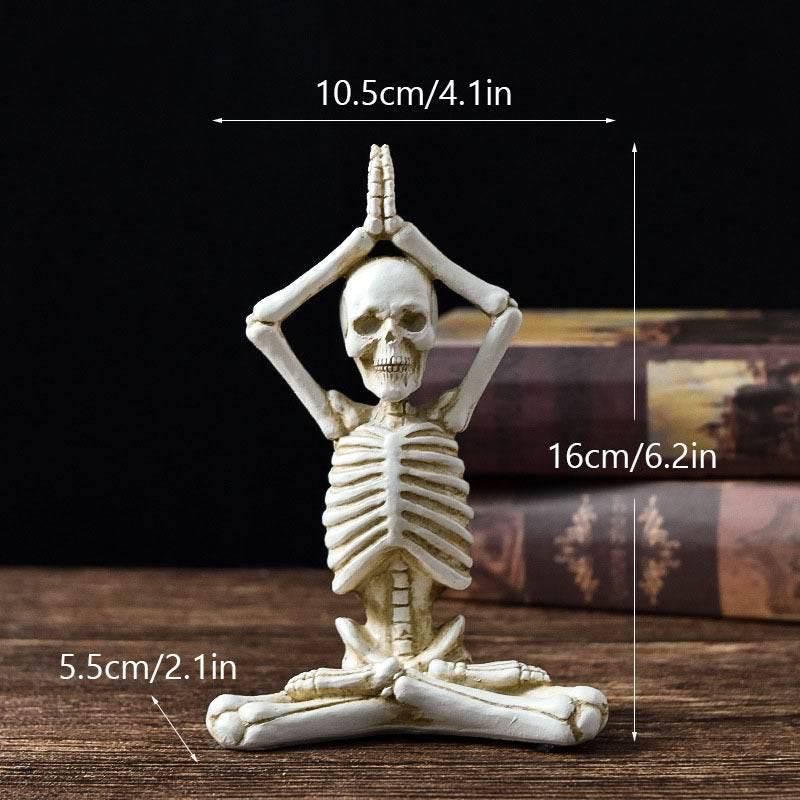 ZA-Zola Halloween Horror Yoga Skull Skeleton Ornaments - ZA-Zola