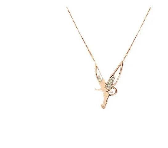 Diamond Angel Wings Necklace – Radiant Charm Gift - ZA-Zola