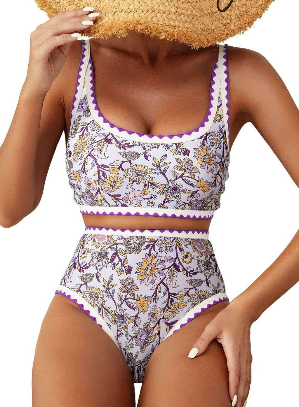 Women’s Sexy Paisley Floral Bikini Swimsuit Set | S–XXL - ZA-Zola