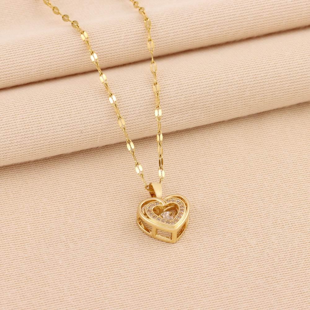Double-Layer Love Necklace for Women Gift | ZA-Zola UK - ZA-Zola