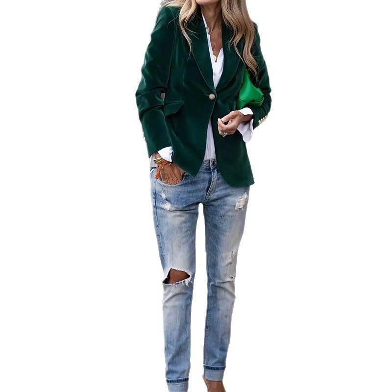 Women's Jacket | Women's Clothing Business Casual Fashion - ZA-Zola