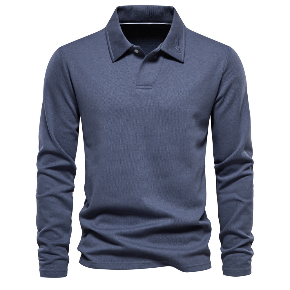 Men’s Long Sleeve Polo Shirt Casual | ZA-Zola