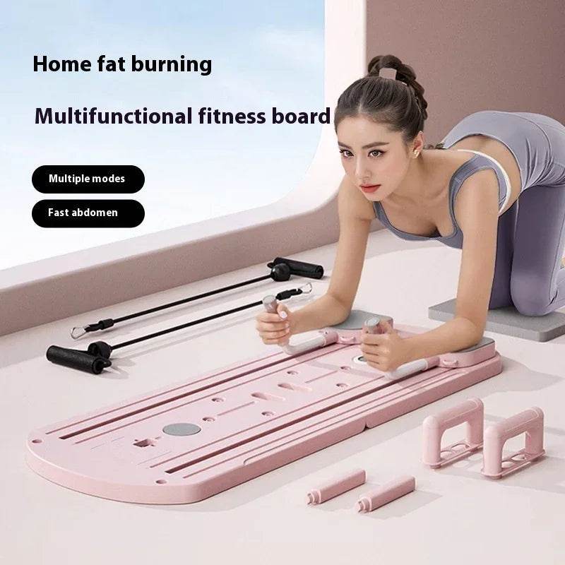 Multifunctional Fitness Board for Home Training – Pink & Purple - ZA-Zola