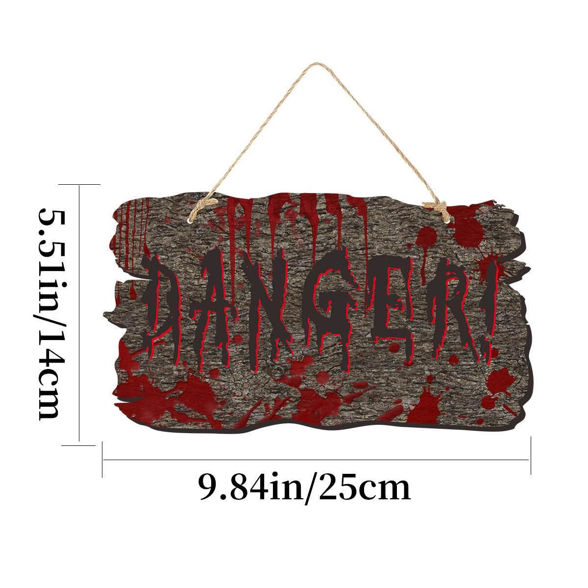 ZA-Zola Halloween Imitation Wooden Doorplate - ZA-Zola