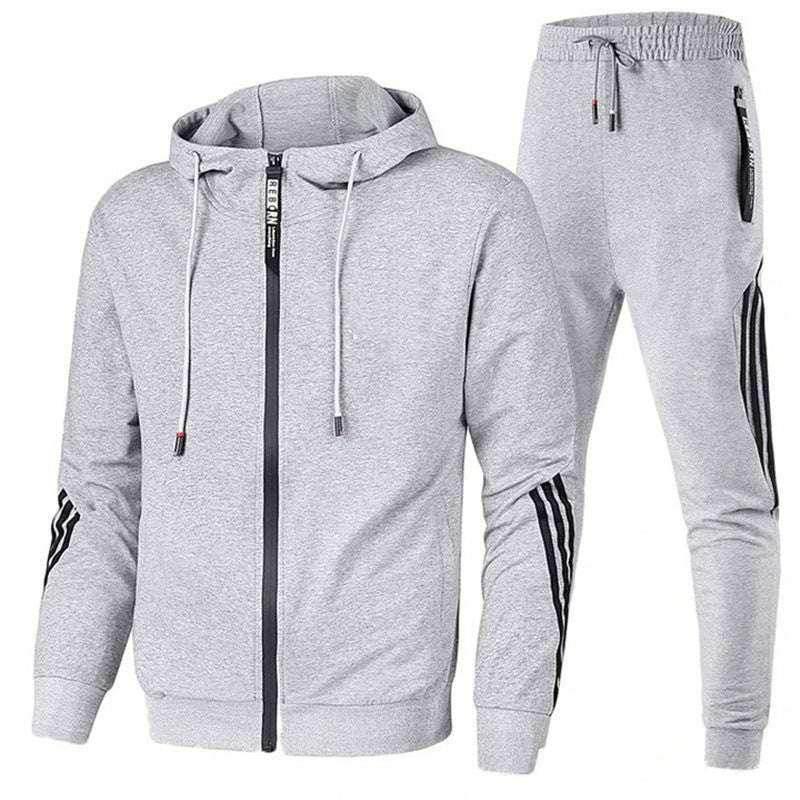 Men's Hooded Sports Set – Tracksuit for All Seasons - ZA-Zola