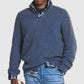 Men's Business Casual Zip Stand Collar Sweater - ZA-Zola
