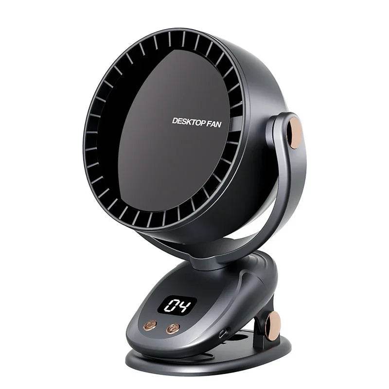 Bladeless USB Clip Fan with Oscillation & 6 Speeds - ZA-Zola