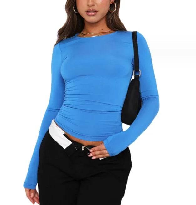 Slim Long Sleeve Pullover – S–L | ZA-Zola - ZA-Zola