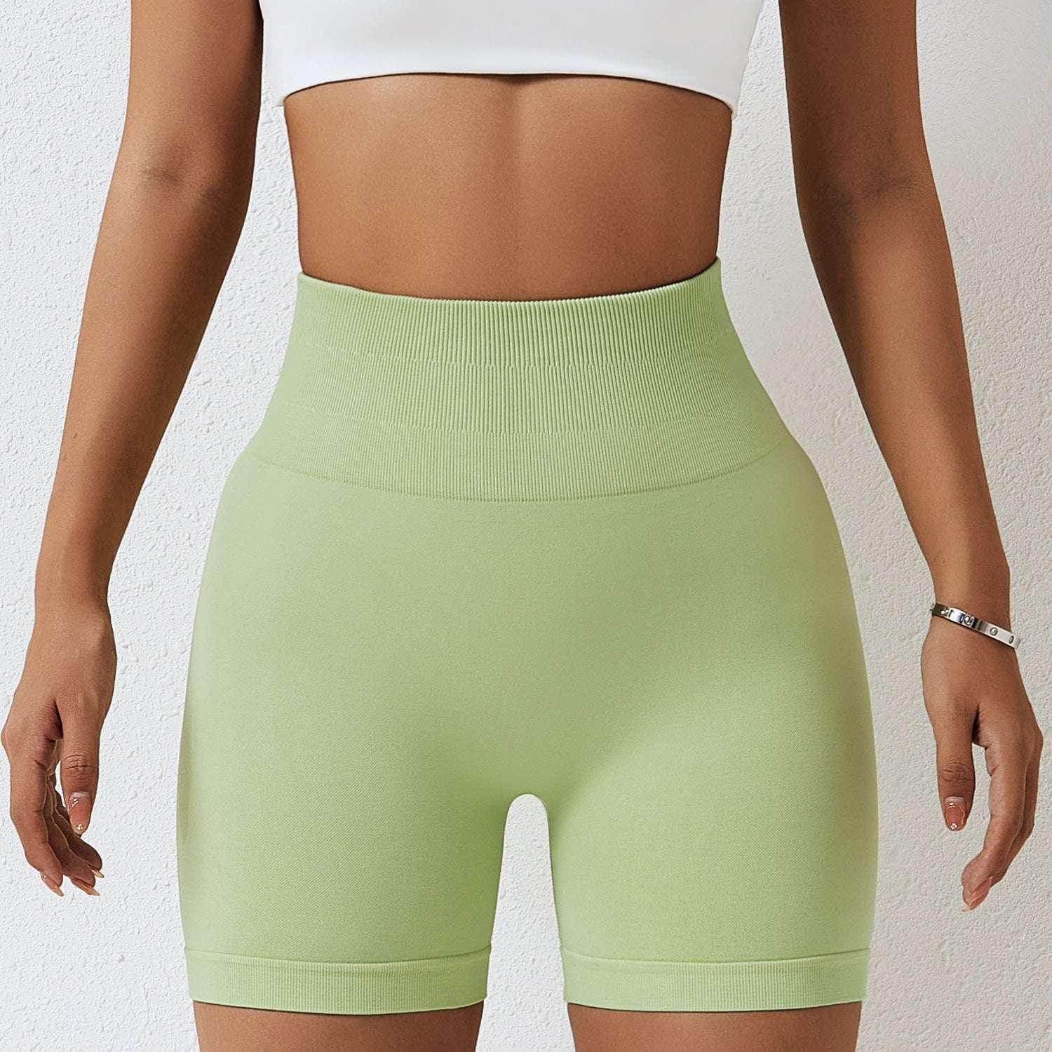 Seamless Yoga Shorts with High Hips & Waist - Comfortable & Stylish - ZA-Zola