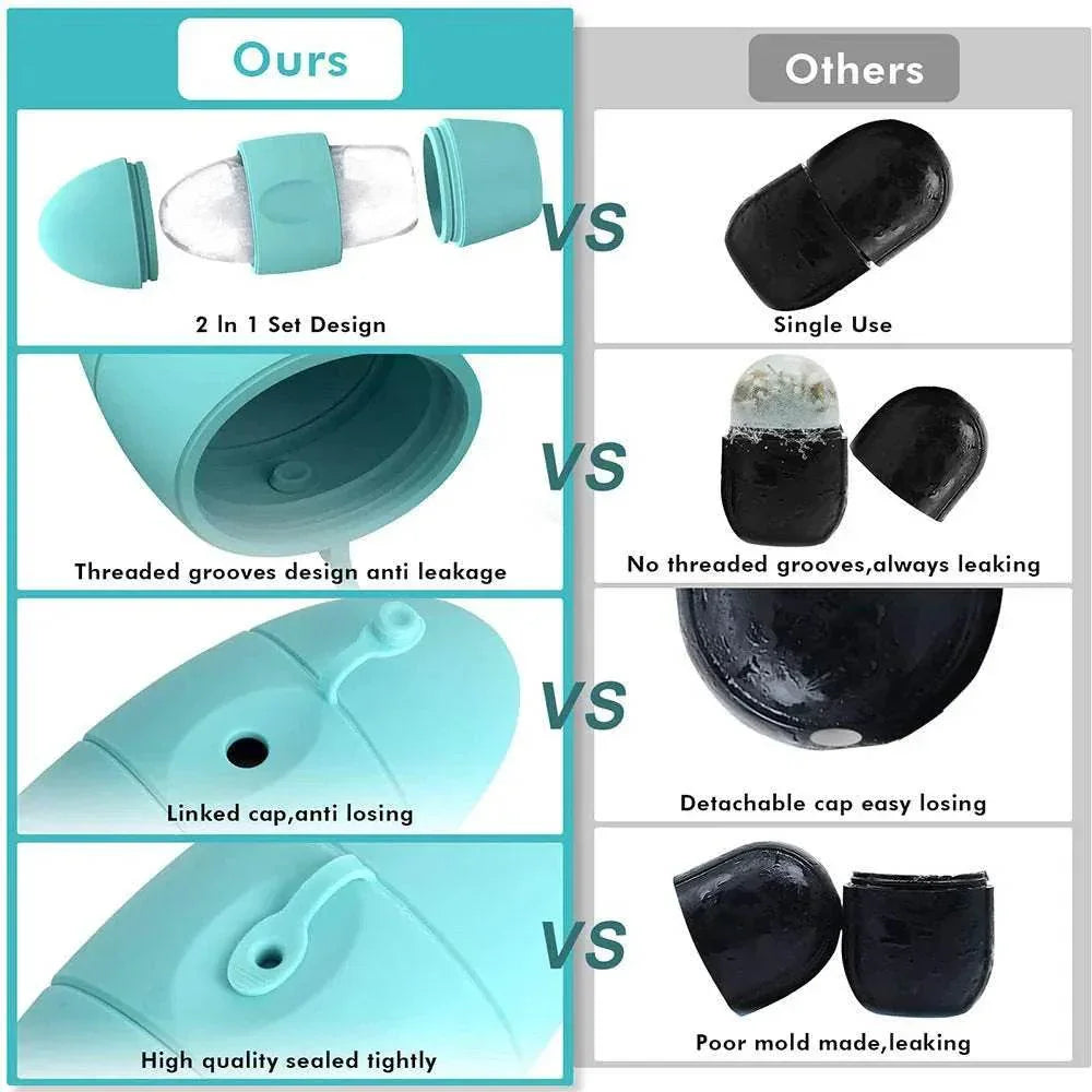 Silicone Ice Face Roller for Glowing Skin - ZA-Zola