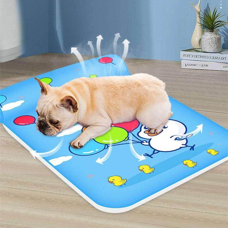 Cooling Dog Mat with Pillow – Washable & Comfy - ZA-Zola