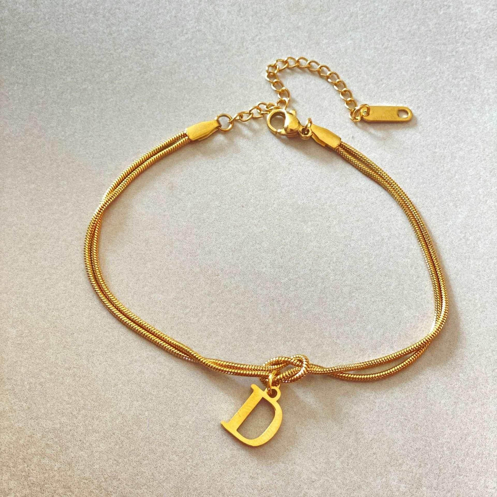 A-Z Love Knot Bracelets | Personalized Jewelry Gift - ZA-Zola