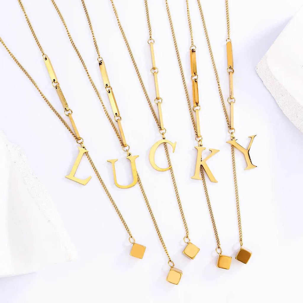 Shop 26 Letters Tassel Pendant Necklace – Elegant Gift - ZA-Zola