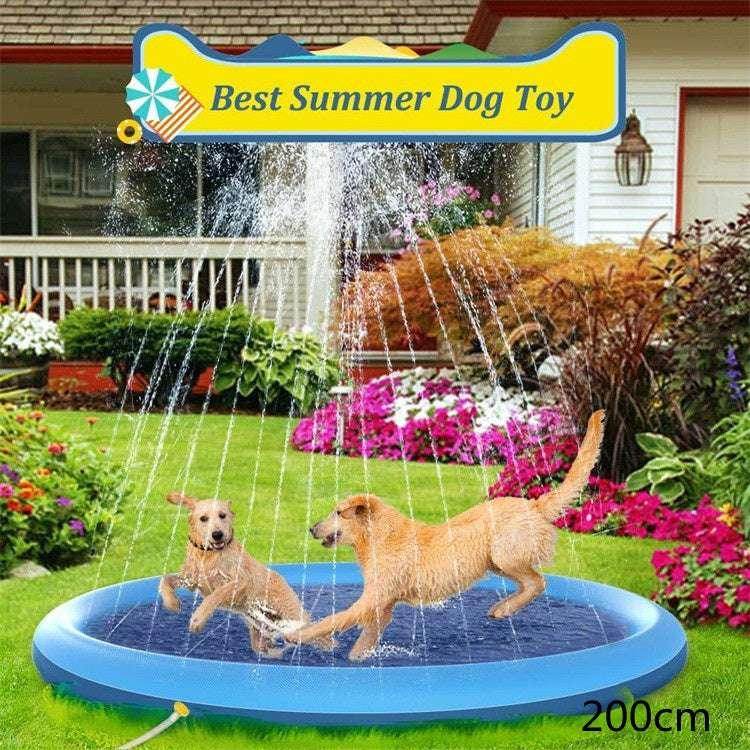 Non-Slip Splash Pad for Kids & Pets – 150cm Fun - ZA-Zola