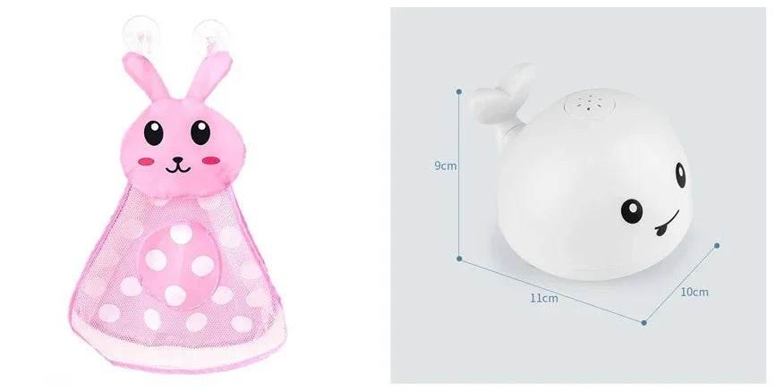 Electric Whale Bath Toy with Light & Water Spray - ZA-Zola