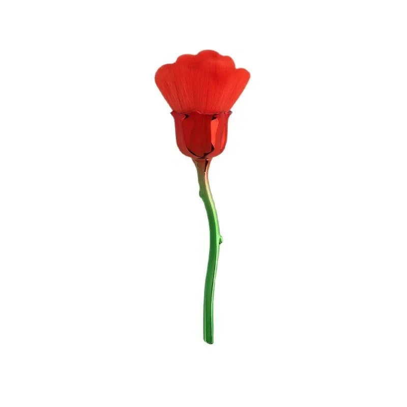 Rose Loose Powder Makeup Brush – Soft Beauty Tool - ZA-Zola