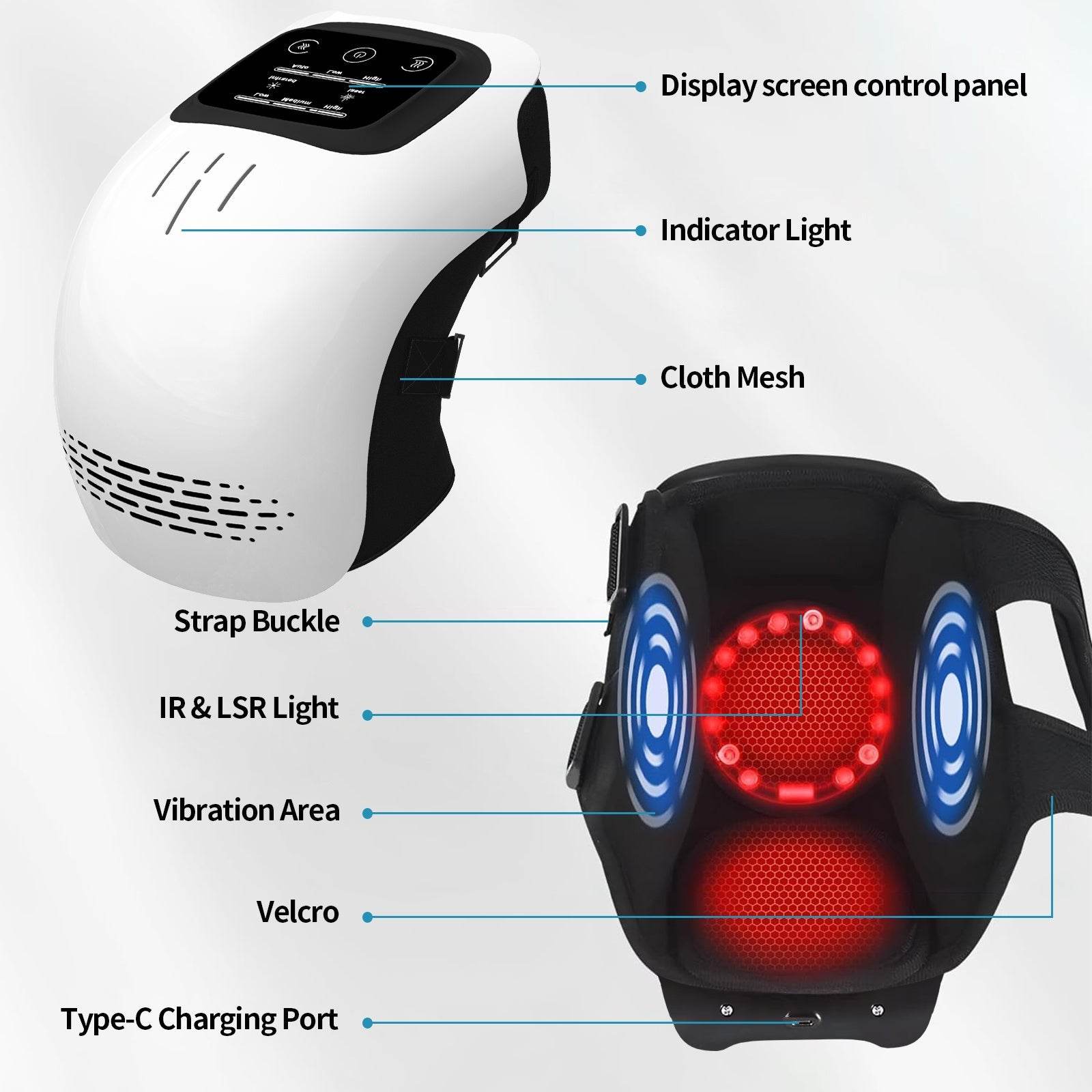 Pain Relief Intelligent Knee Massager for Home Use - ZA-Zola