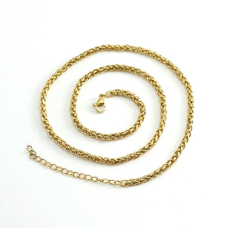 Shop 18K Gold Keel Chain Necklace – Stylish Hip Hop Look - ZA-Zola