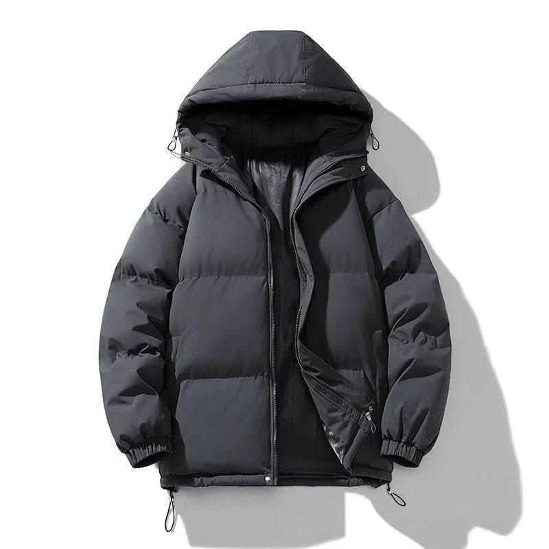 Men's Hoodie Padded Coat – Warm, Casual, Loose Fit - ZA-Zola