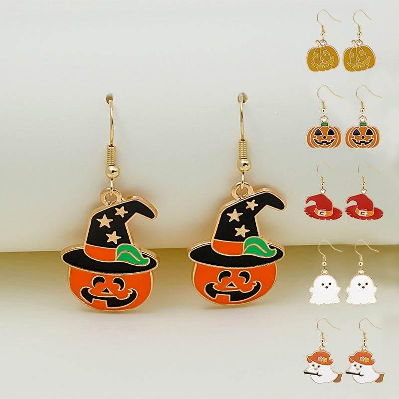 ZA-Zola Halloween Pumpkin Earrings – Cute & Spooky - ZA-Zola
