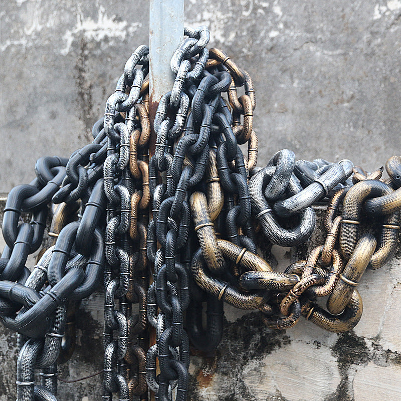 Halloween Fake Chain Toys | Haunted House Bar Decor