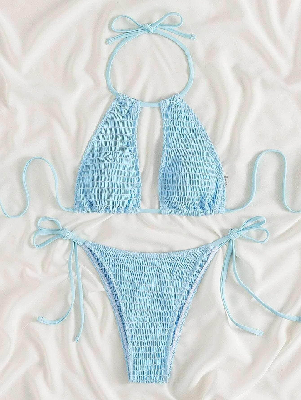 Women’s Two-Piece Split Bikini Set - ZA-Zola