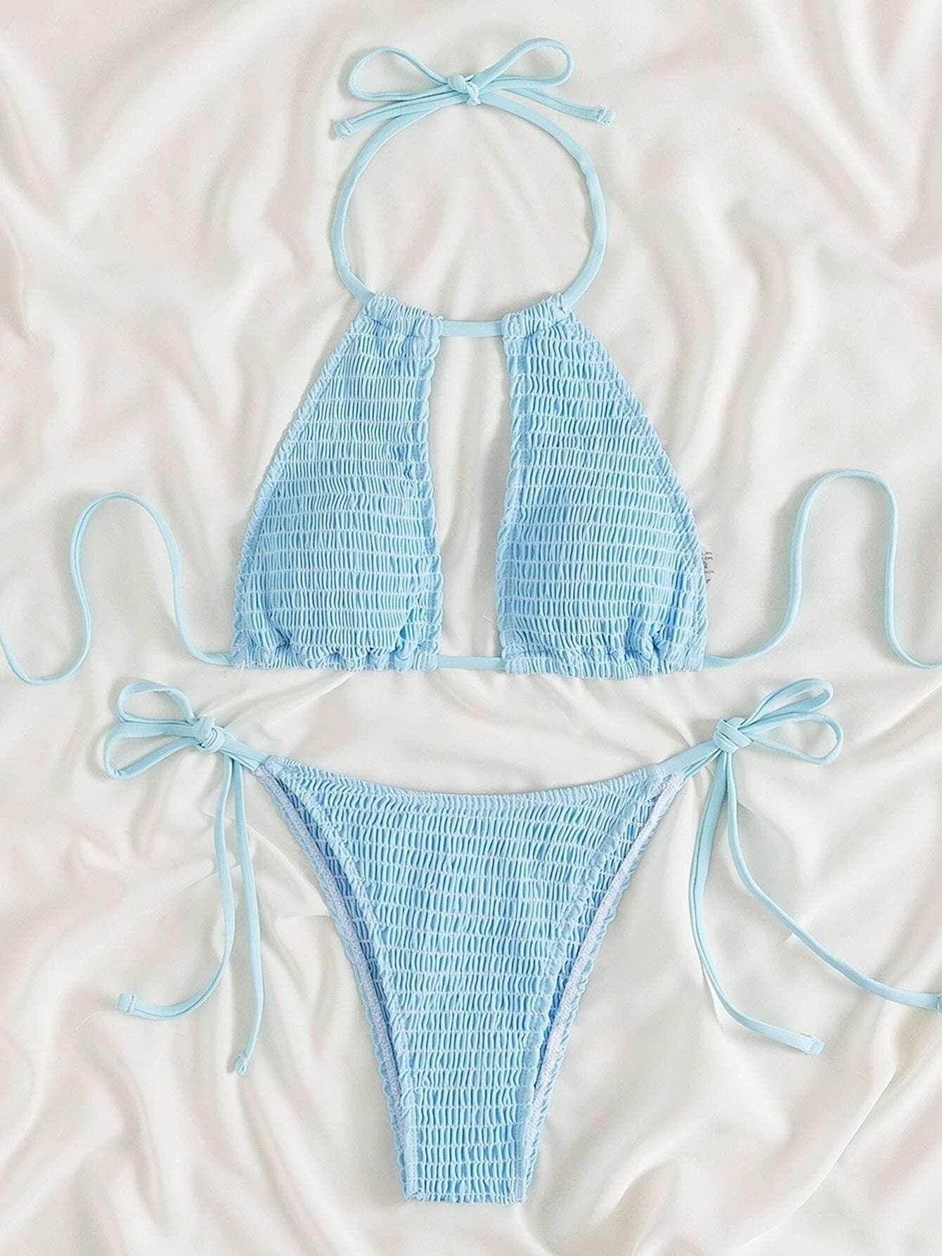 Women’s Two-Piece Split Bikini Set - ZA-Zola