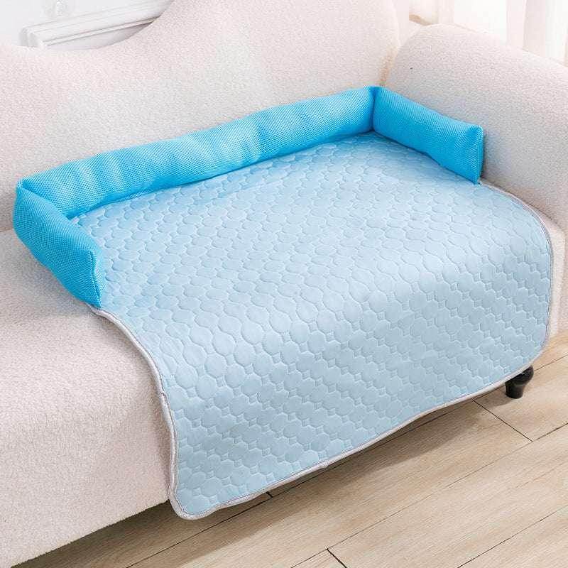 Cooling Pet Sofa Cushion – Ice Silk Dog Bed - ZA-Zola