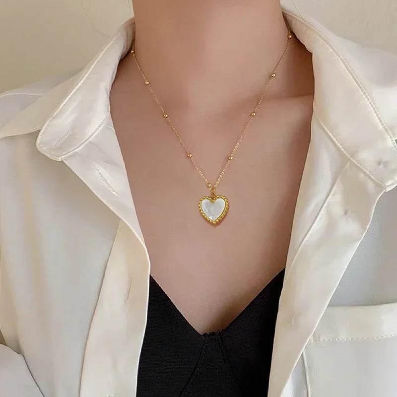 Heart-Shape Love Necklace | Shop Now for Valentine's Day - ZA-Zola