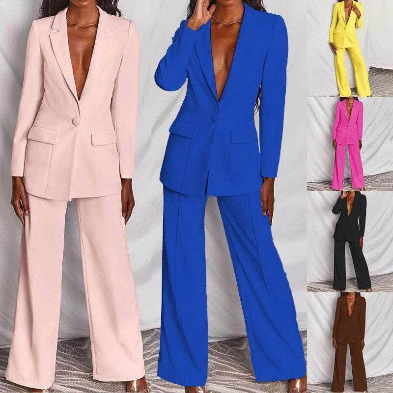 2pc Blazer & Pants Set – Women’s Spring Street Look - ZA-Zola