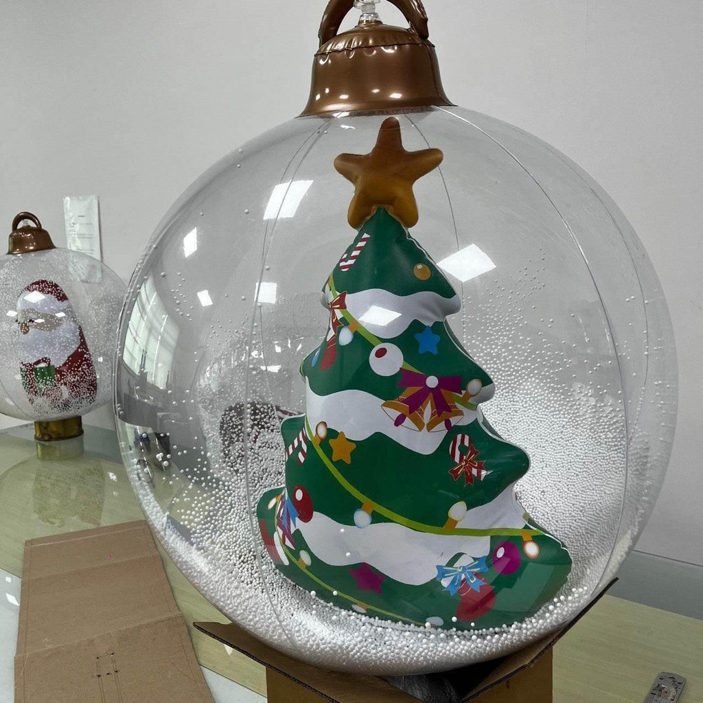 Inflatable Christmas Ball Hanging Crafts 60CM PVC Decor - ZA-Zola