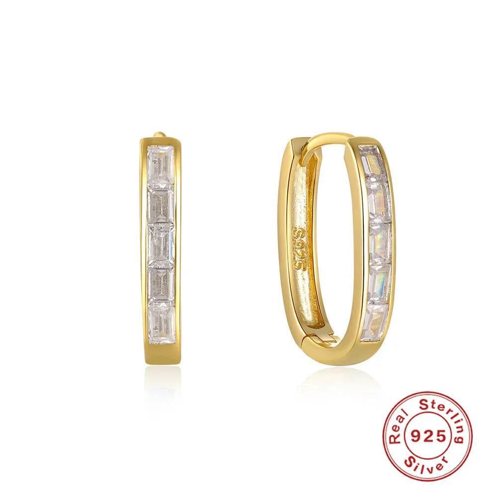 Simple S925 Sterling Silver Ear Clip – Elegant Geometric Design - ZA-Zola