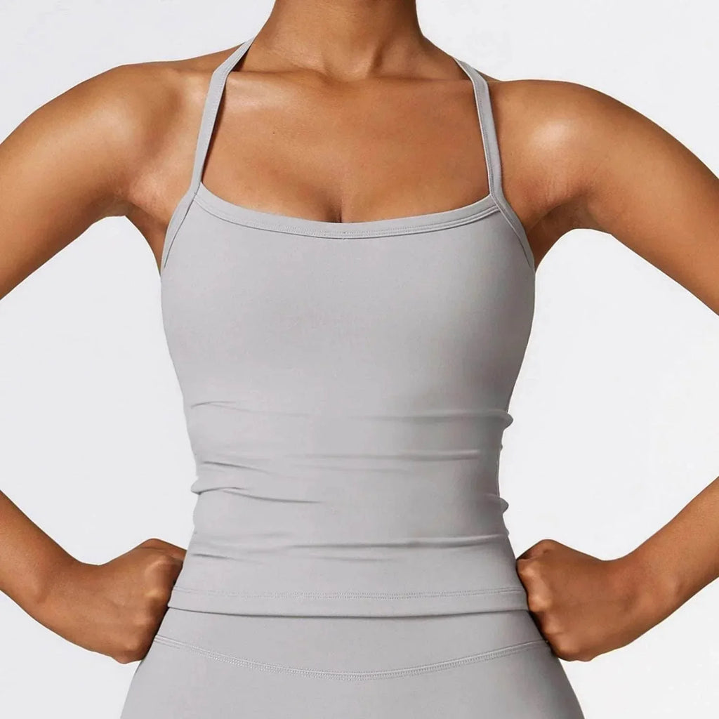 Beauty Back Yoga Vest - Quick-Dry Workout Tank - ZA-Zola