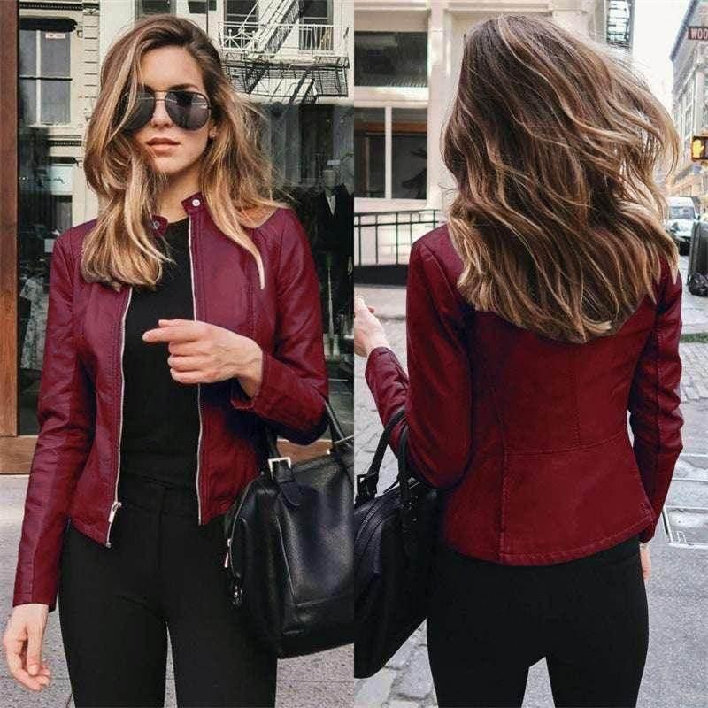 Women’s PU Leather Suit Jacket – Autumn Winter - ZA-Zola