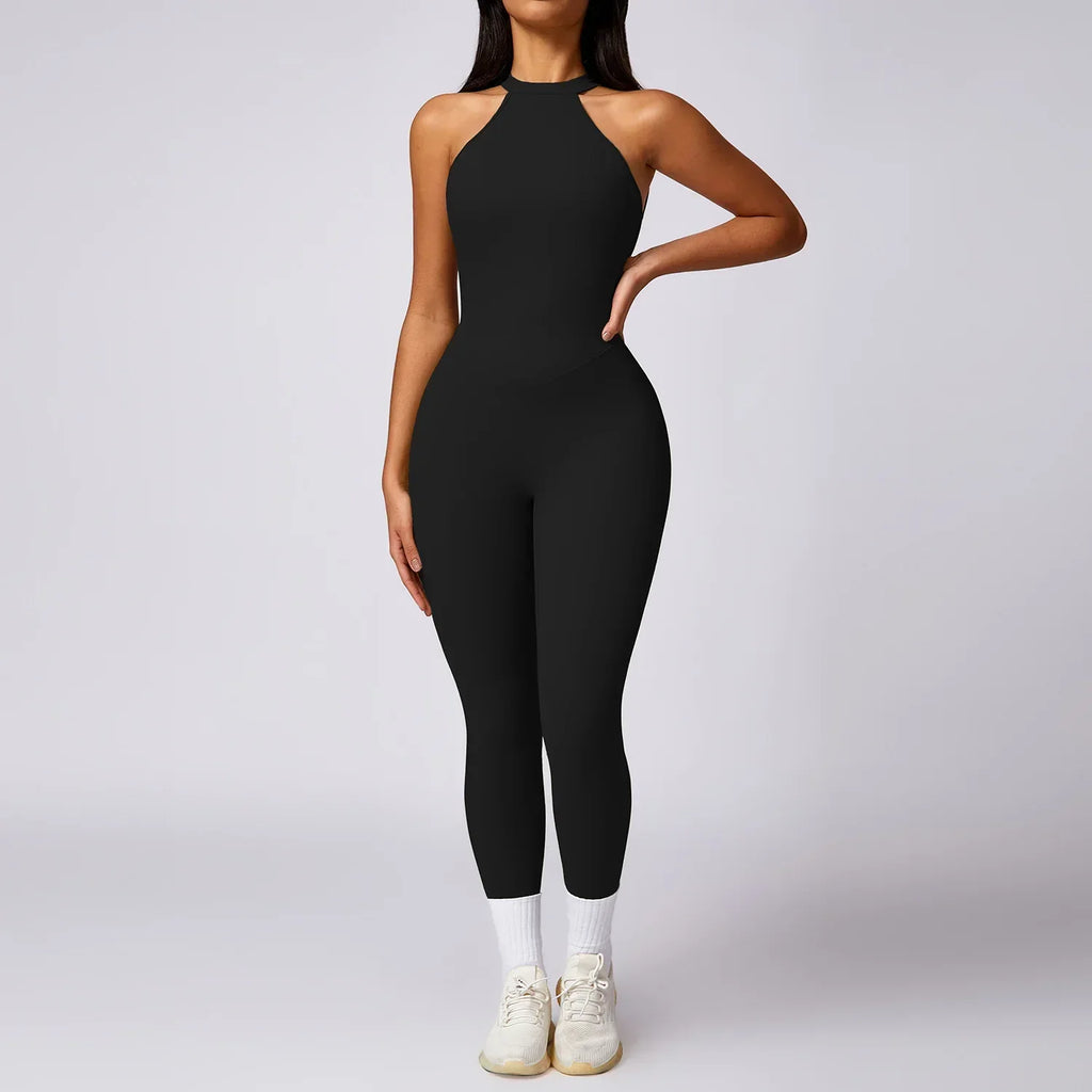 Beauty Back Yoga Jumpsuit for Women – Quick-Drying Sportswear - ZA-Zola