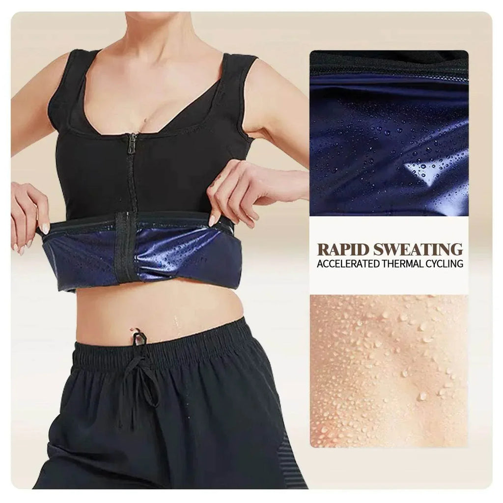 Buy Women's Zip Vest – Stylish Shapewear Sweatshirt! - ZA-Zola