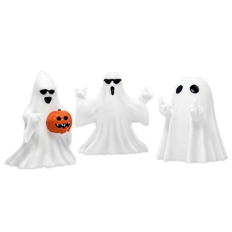 ZA-Zola Halloween Middle Finger Ghost Ornament - ZA-Zola